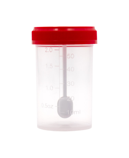 Stool Container Red Graduation