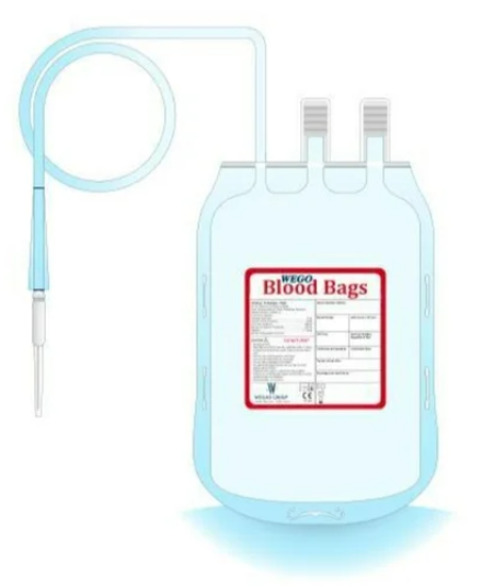 Blood bag, single