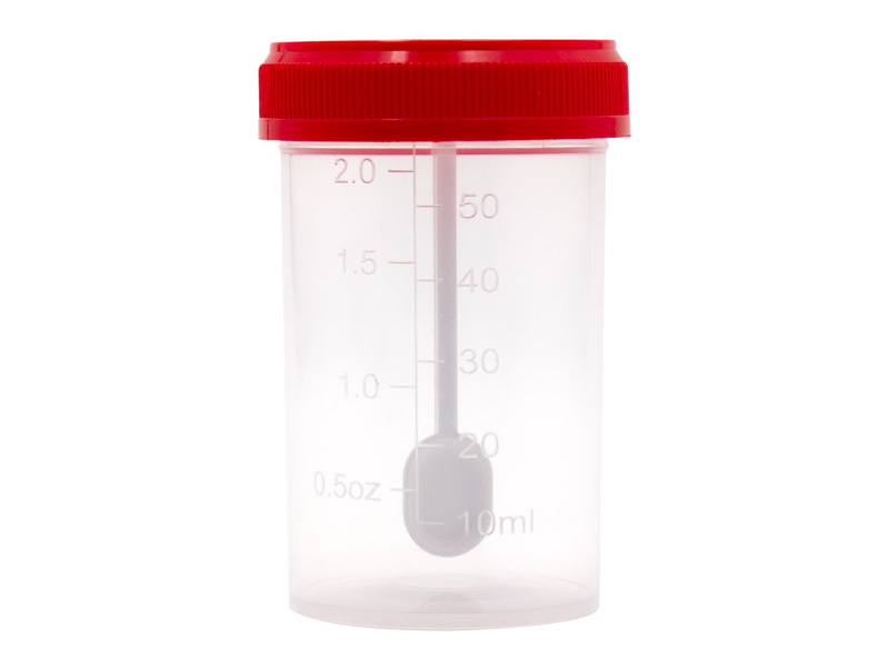 Stool Container Red Graduation